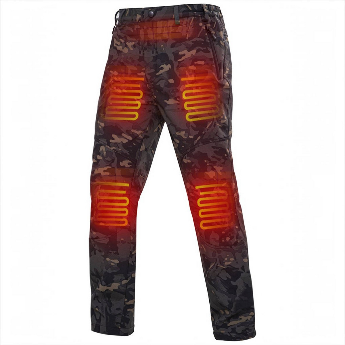 Mens Heated hunting Pants, 12V Battery Powered, Warm Winter Pants for Cold Weather