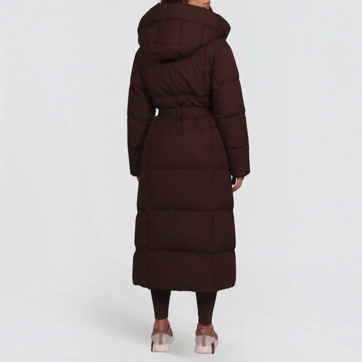 Womens Puffer Coat, Luciana Hooded Winter Coat, Warm Quilted Outerwear