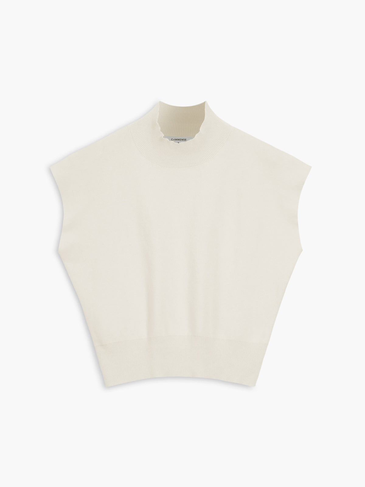 Knit Sweater with Acrylic Polyester Blend and Slight Stretch, Hip Length