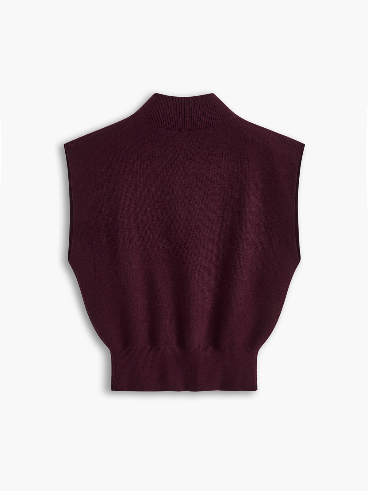 Knit Sweater with Acrylic Polyester Blend and Slight Stretch, Hip Length