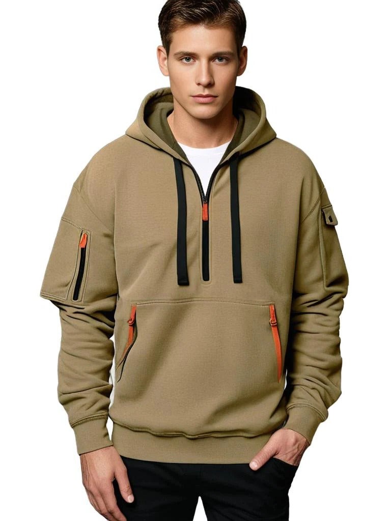 Mens Pullover Hoodie with Kangaroo Pocket