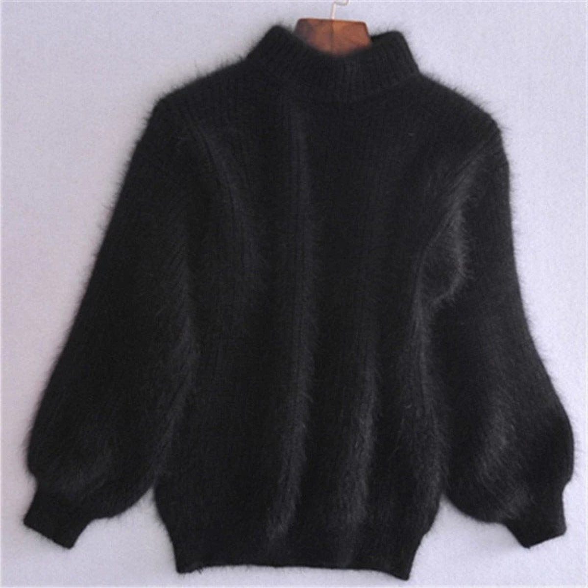 Open Weave Crochet Pullover Sweater with Dropped Shoulders for Women