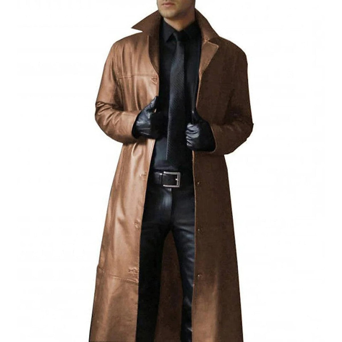 Vintage Faux Suede Shearling Jacket with Warm Sherpa Lining and Lapel Collar