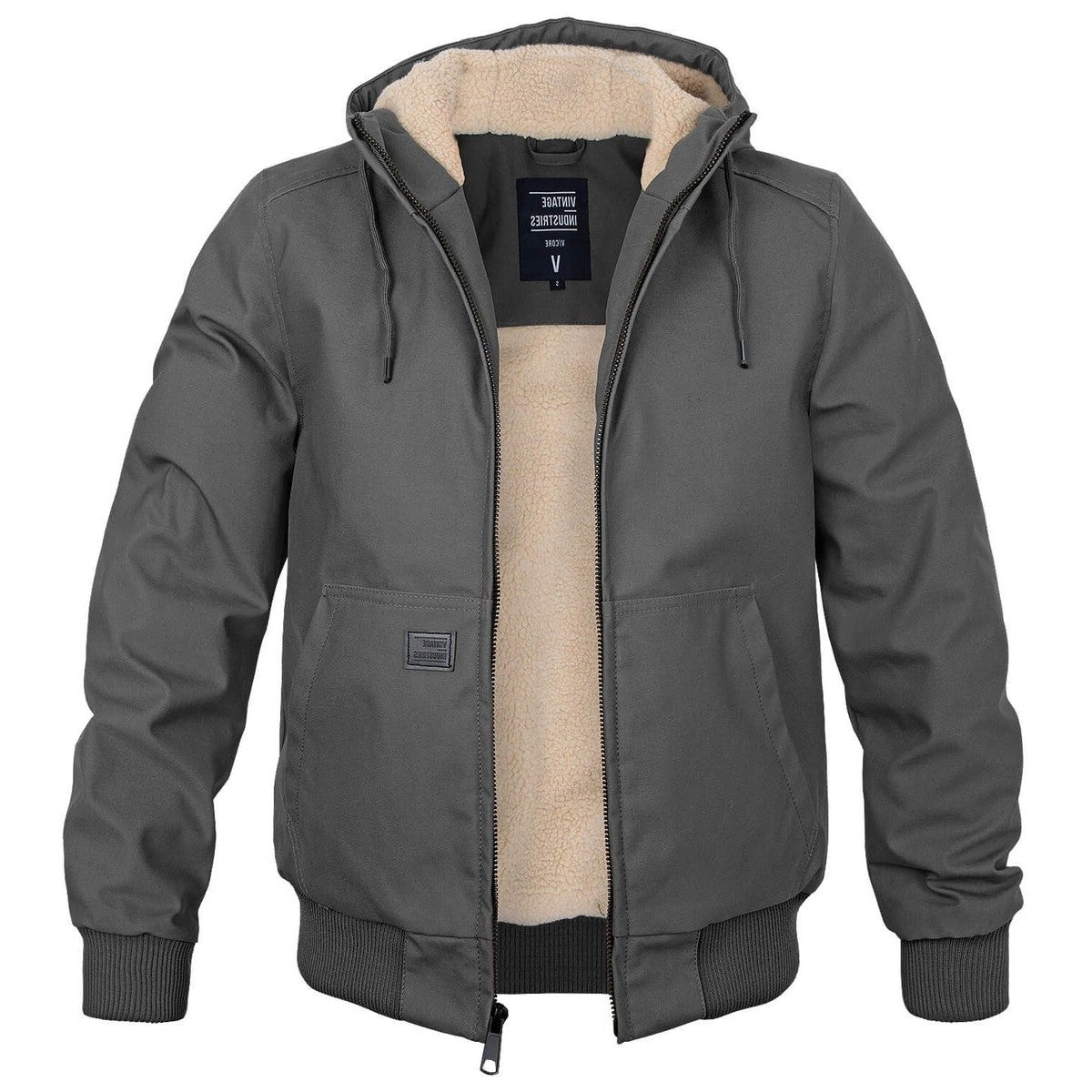 Men Heavyweight Winter Parka Coat with Detachable Faux Fur Hood and Warm Insulation