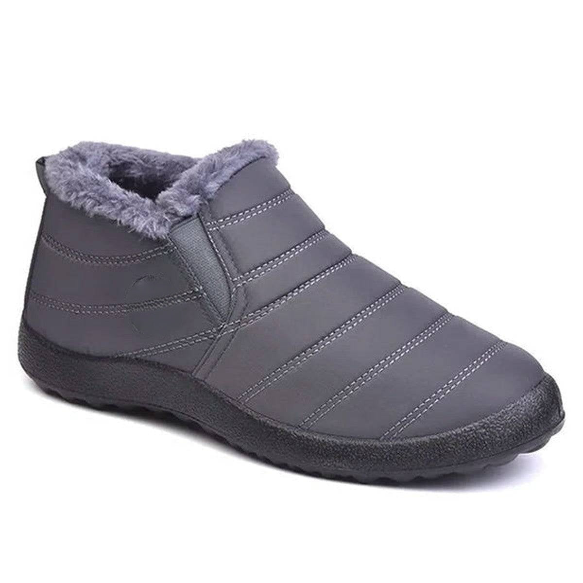 Thermal Warm Ankle Snow Boots with Plush Fur Lining and Anti Slip Soles