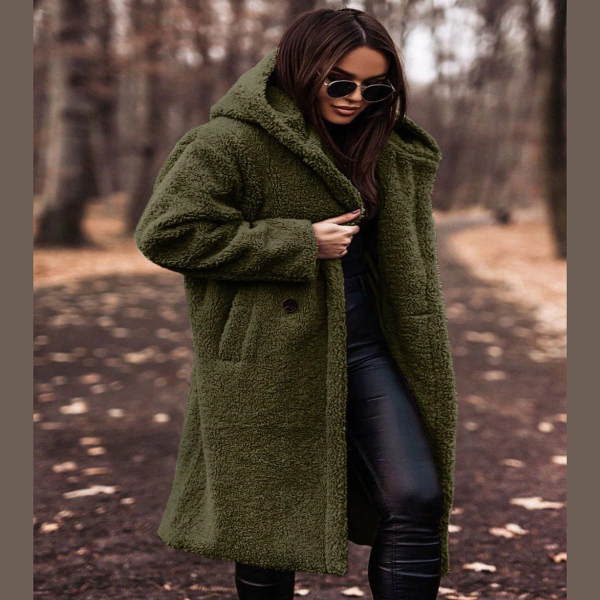 Women Quilted Puffer Jacket with High Stand Collar and Full Zip Closure