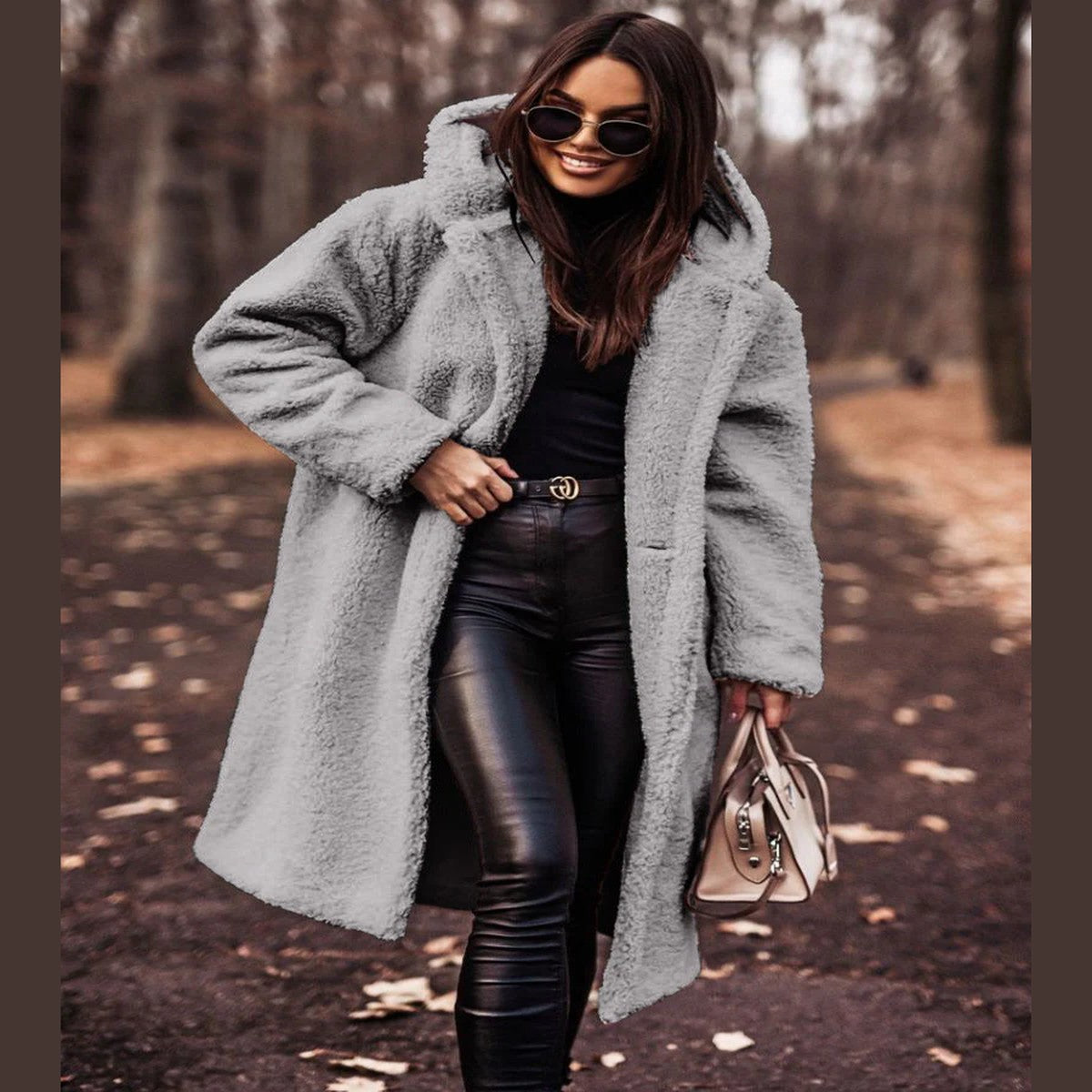 Women Quilted Puffer Jacket with High Stand Collar and Full Zip Closure