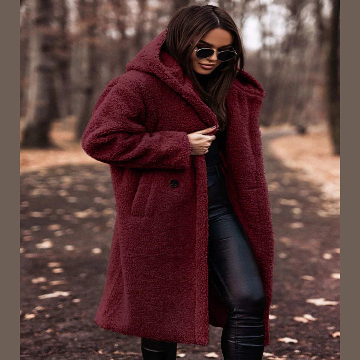 Women Quilted Puffer Jacket with High Stand Collar and Full Zip Closure