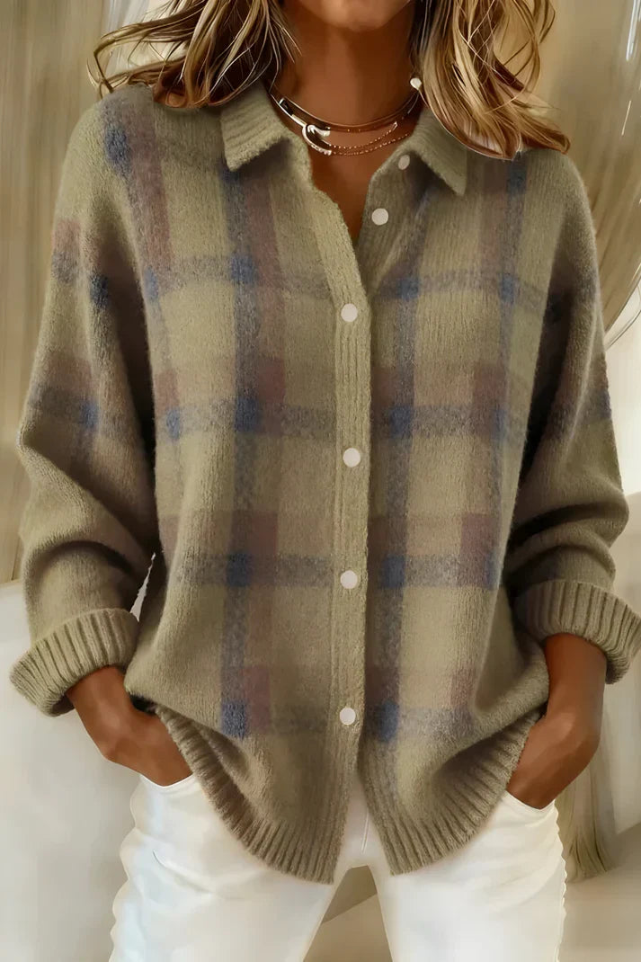 Longline Button Front Cardigan with Relaxed Fit and Extended Length