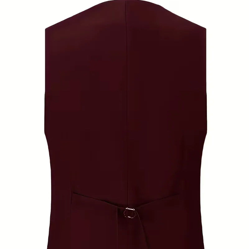 A premium slim fit double-breasted 3-piece suit with waistcoat, designed for the modern man.