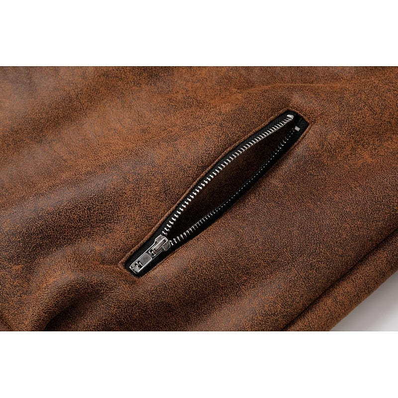 Lined Winter Jacket with Plush Interior and Classic Collar, Relaxed Fit